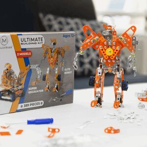 MALUVRIAN Erector Set Metal Model Kits for Boys - Girls